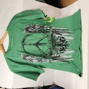NWT Walmart Eternal Peace Men's sz M 100% Organic Cotton tshirt